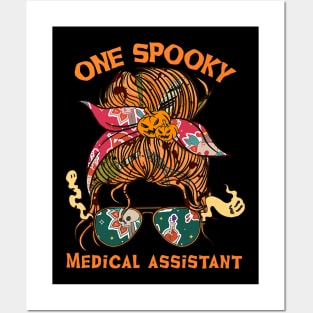 One spooky medical assistant bandana women Posters and Art